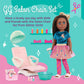 Glitter Girls - 14-Inch Doll Accessories - Salon Chair & Styling Playset - Hooded Hair Dryer, Foot Bath, Pretend Nail Polish - 3+ Years- Children’s