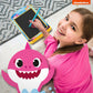 Lollipop - Drawing Tablet for Kids - Baby Shark Rainbow LCD Doodle Pad +3 with Stylus, Baby Drawing Board for Travel - Color Writing Tablet