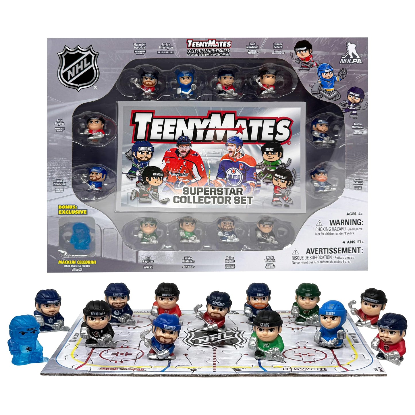 TeenyMates NHL Hockey Action Figures Gift Set