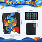 Trading Card Binder, 9 Pocket 900-Pocket with 50 Removable Binder Sleeves, 3-Ring Zipper Waterproof Card Collection Binder, Trading Card Holder for
