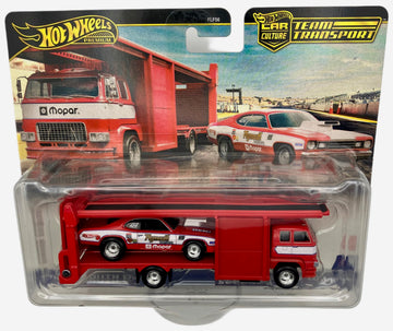 Hot Wheels Team Transport '73 Plymouth Duster Second Story Lorry #82, 1:64 Scale Model