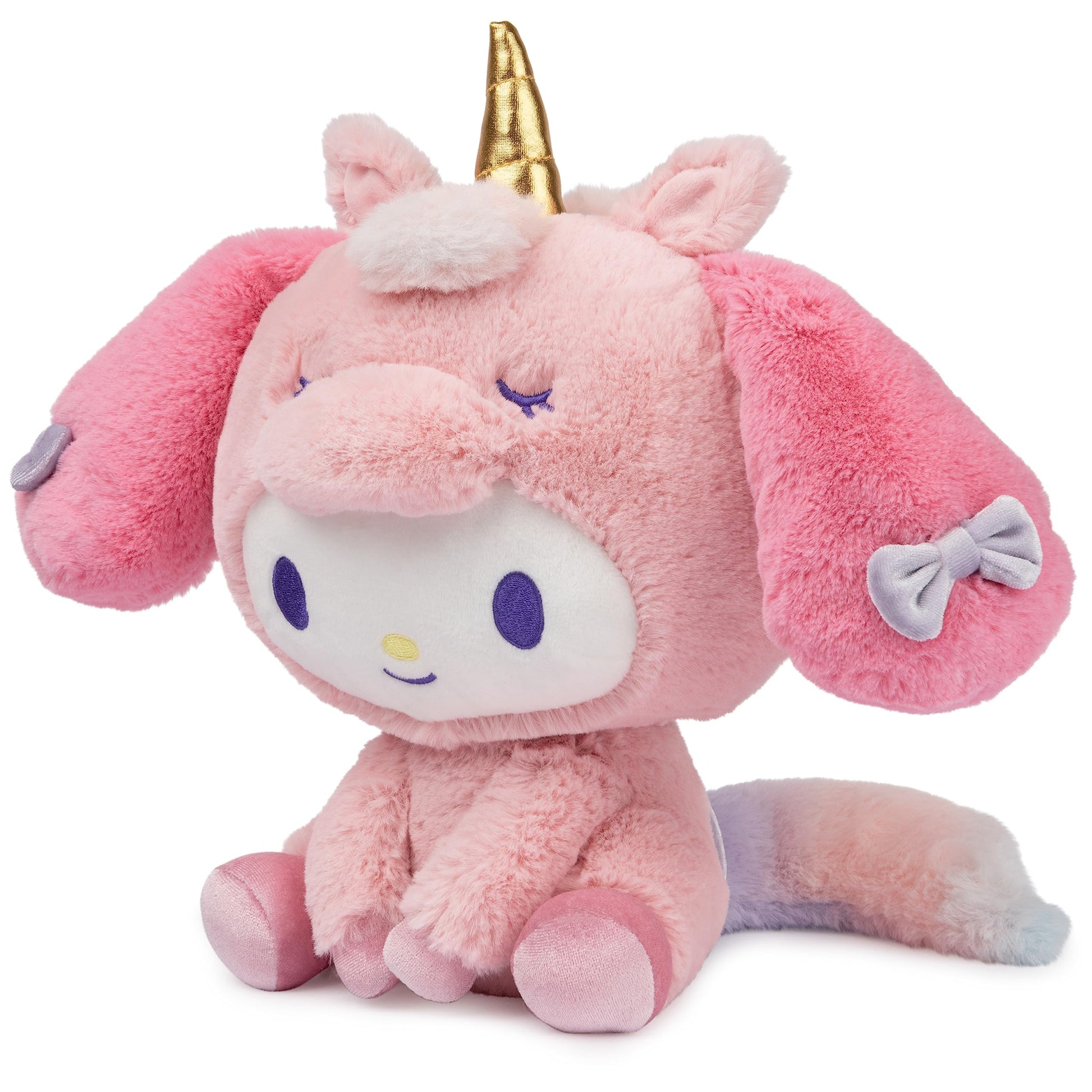 GUND Sanrio My Melody 9.5-Inch Plush Toy with Pink Unicorn Outfit; Ages 1+