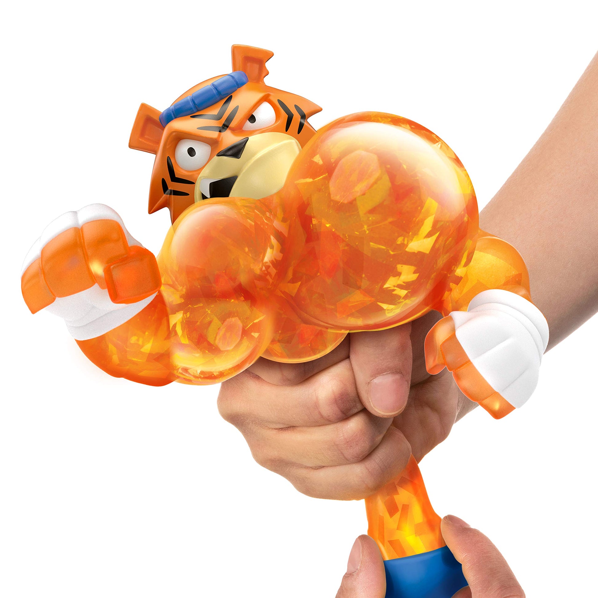 Heroes of Goo Jit Zu - Single Squishy Tiger Action Figure, Tygor