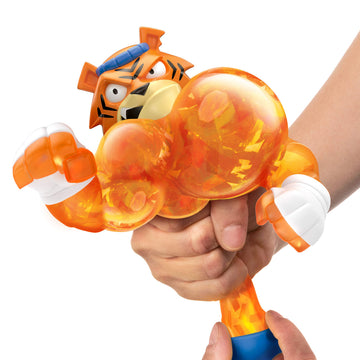 Heroes of Goo Jit Zu - Single Squishy Tiger Action Figure, Tygor