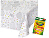 Custom Bundle Childrens Easter Fun Party Supply Activity Bundle - Includes Color-On Paper Tablecloth and Crayons