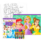 Disney Princess Lap Desk Activity Set - Arts & Crafts Bundle of Lap Desk, Coloring Book, Stickers, Games, Puzzles, More | Disney Princess Travel Pack