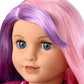 American Girl, Truly Me 18-inch Doll #116 with Light-Blue Eyes, Wavy Purple-and-Pink Hair, Light Skin, for Ages 6+