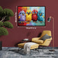 Larkipuzz Colorful Cute Bird Puzzles for Adults 1000 Pieces, Funny Pretty Chicken Jigsaw Puzzles, Art Challenging Animal Puzzle