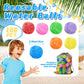 Jnnzzggu 100PCS Reusable Water Balls,Outdoor Water Balloons for Kids,Water Games Toys Sponge Soaker Ball for Boys,Girls,Summer Backyard,Pool Party,Fun
