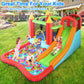 HYPOAI Bounce House,Inflatable Bounce Castle with Blower for Kids 3-12,Outdoor/Indoor Bouncy House Water Park for Backyard with Splash Slide,Climbing