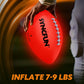 SYNCFUN Glow in the Dark Football for Boys, Light Up Football for Night Outdoor Sports Games, Red Glowing Ball, Ball Accessories Gifts for Teen Boy