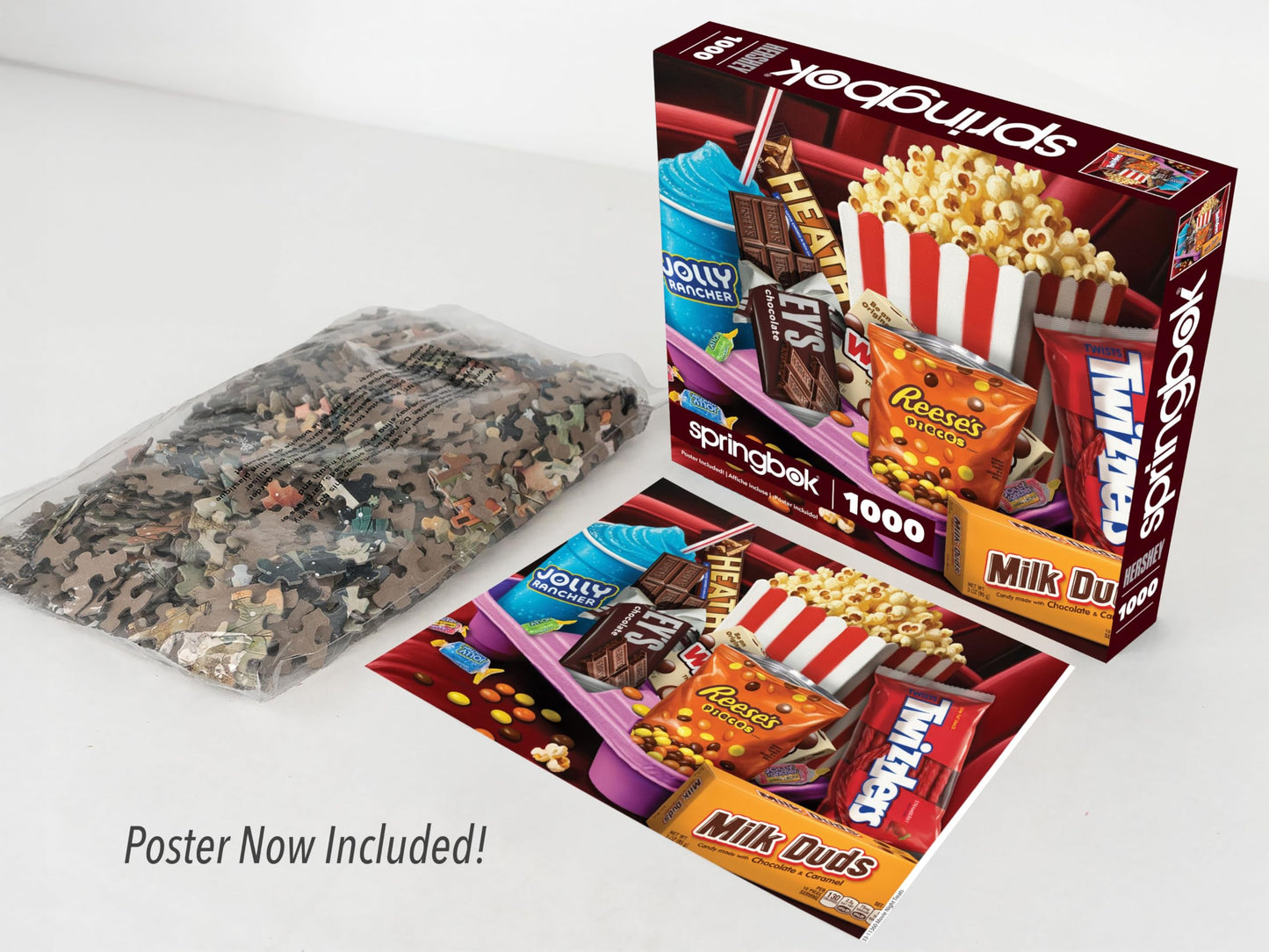 Springbok Hershey's Movie Night Treats 1000 Piece Jigsaw Puzzle for Adults