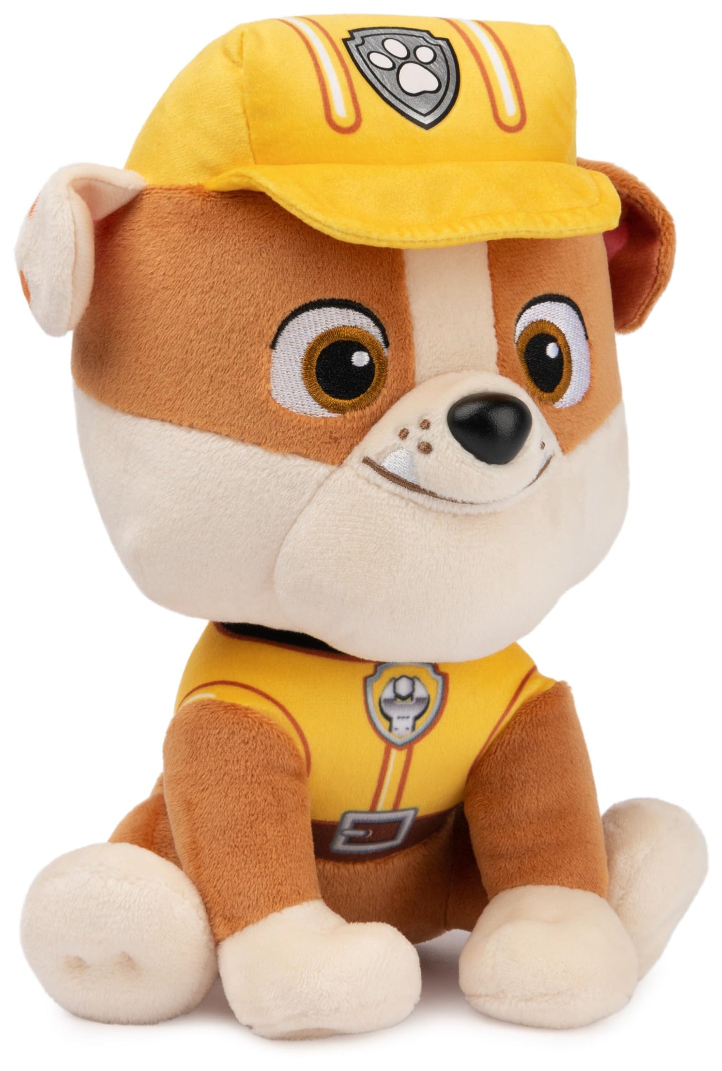 GUND PAW Patrol Rubble 6-Inch Plush, Stuffed Animal Sensory Toy, Ages 1+