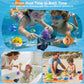 Tikduck Pool Diving Toys for Kids, Underwater Swim Game Set with 6 Floating Sea Animals & 6 Dive Cages, Summer Water Toys for Pool, Bath & Beach Play