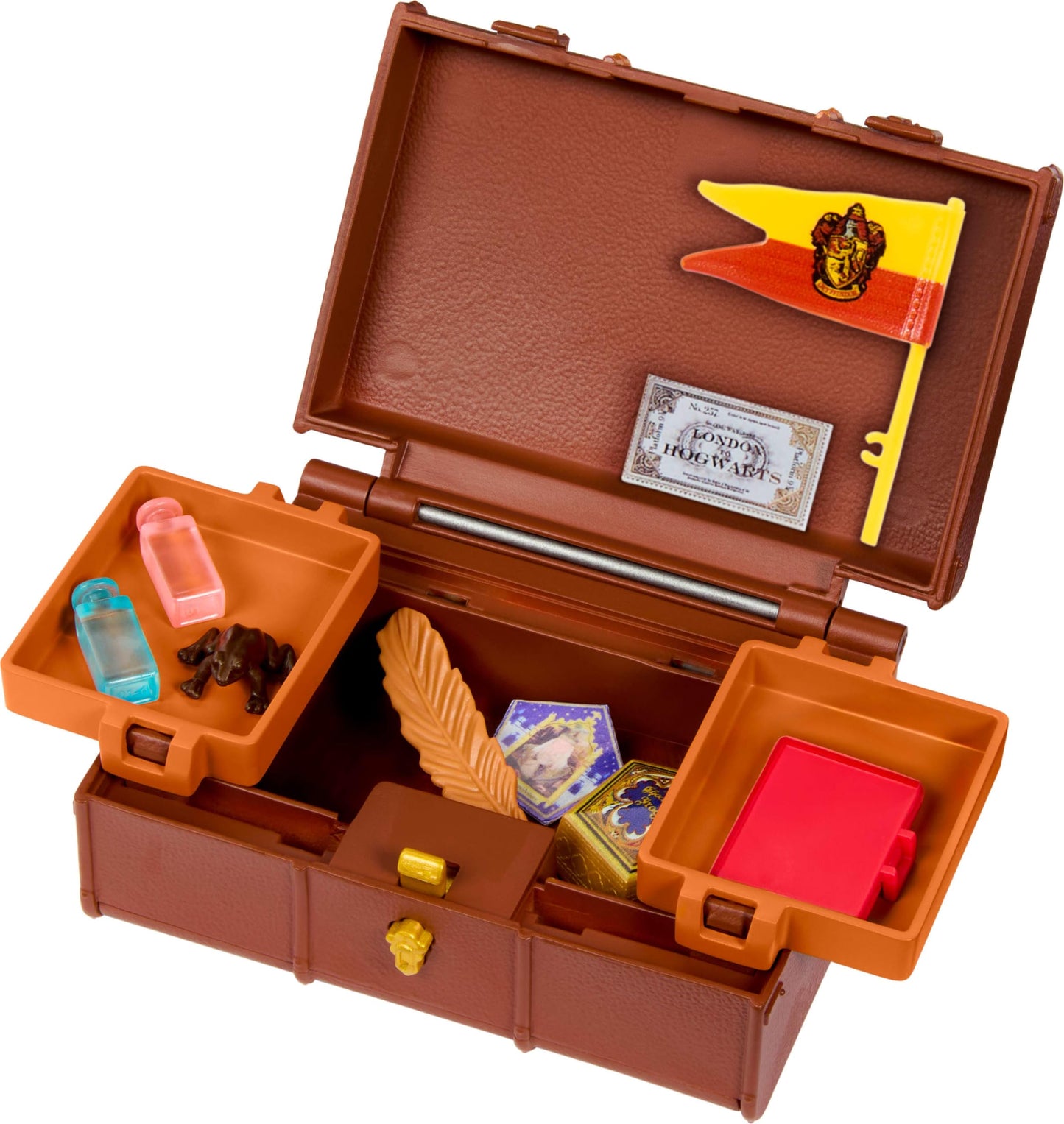 Mattel Harry Potter Toys, Platform 9¾ Journey to Hogwarts Doll Set with Fashion Doll, 17 Accessories & Slime, Inspired by the Movie