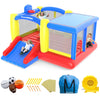 [Upgrade Version] PicassoTiles KC102 12x10 Foot Inflatable Bouncer Jumping Bouncing House, Jump Slide, Dunk Playhouse w/Basketball Rim, 4 Sports