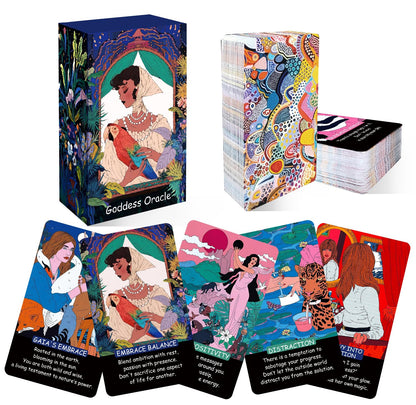 MUILKVY 58 Nature-Infused Oracle Cards for Modern Life?Beginner-Friendly Healing & Inspiration Deck
