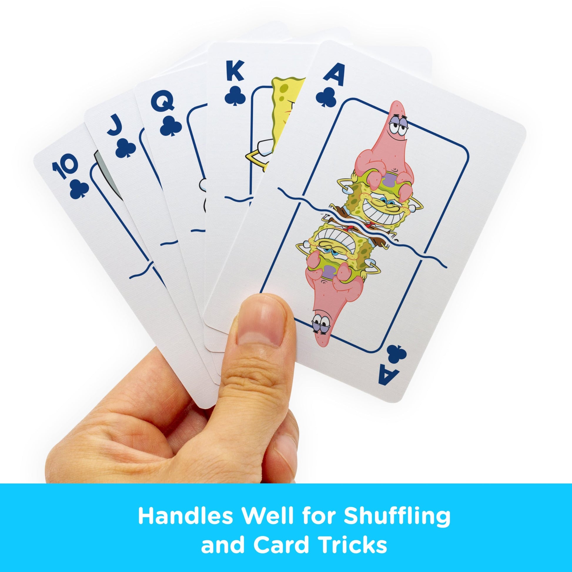 AQUARIUS SpongeBob Playing Cards - SpongeBob SquarePants Cast Deck of Cards for Your Favorite Card Games - Officially Licensed SpongeBob Merchandise