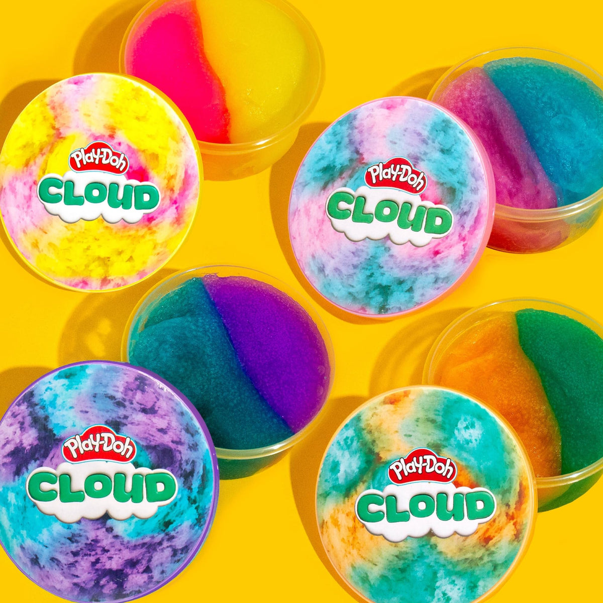 Play-Doh Scented Slime for Kids, 4 Pack Variety, Cloud