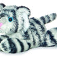 Bundle of 2 Aurora Plush Animals - 8" Tanya Tiger and Shazam White Tiger