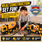 Tiny Force Toy Construction Truck Toys for Kids Ages 4-12 Cement Mixer, Construction Trucks & Toy Trucks for Toddler Boy Toys, Cool Toys for Boys