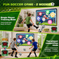 VATOS Electronic Scoring Soccer Toy Game Set for Kids, Indoor Outdoor Soccer Training Target with Real-Time Scoring & Sound, 2 Play Modes, Soft Fabric