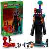 LEGO Minecraft The Enderman Tower Building Toy for Boys & Girls - Video Game Building Set for Kids, Ages 9+ - 2 Toys in 1 for Player Vs. Player