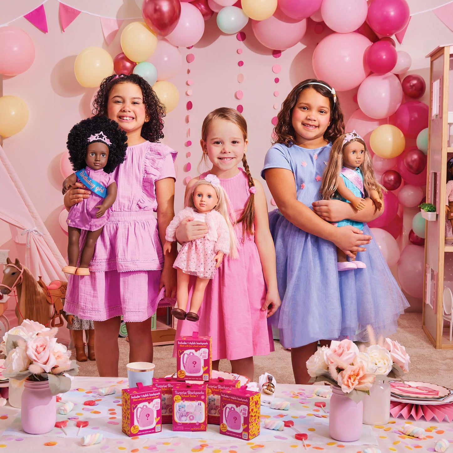 Our Generation - 18 Inch Doll - Blonde Hair and Brown Eyes - Birthday Party Accessories - Pretend Play - Toys for Kids 3 and Up - Anita