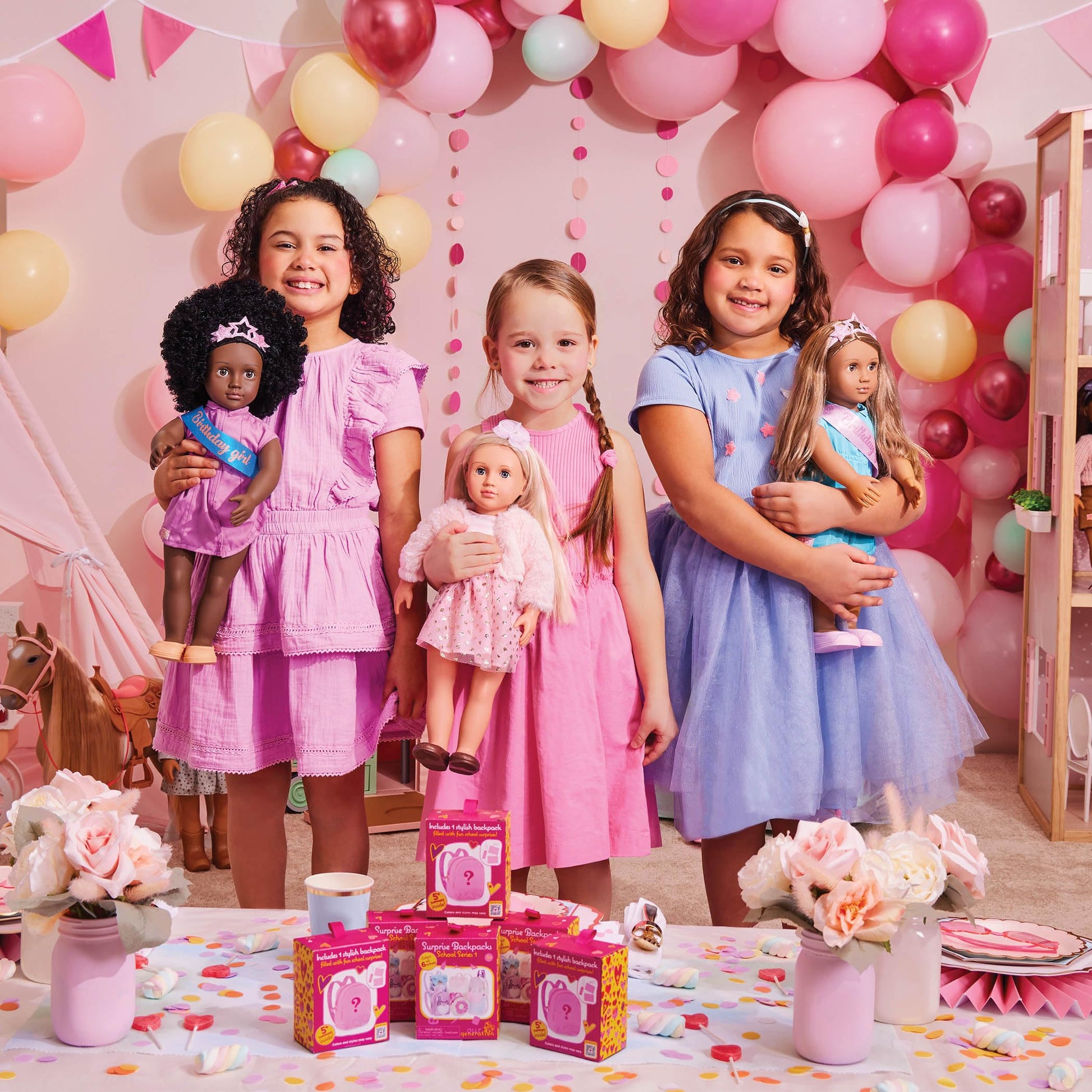 Our Generation - 18 Inch Doll - Blonde Hair and Brown Eyes - Birthday Party Accessories - Pretend Play - Toys for Kids 3 and Up - Anita
