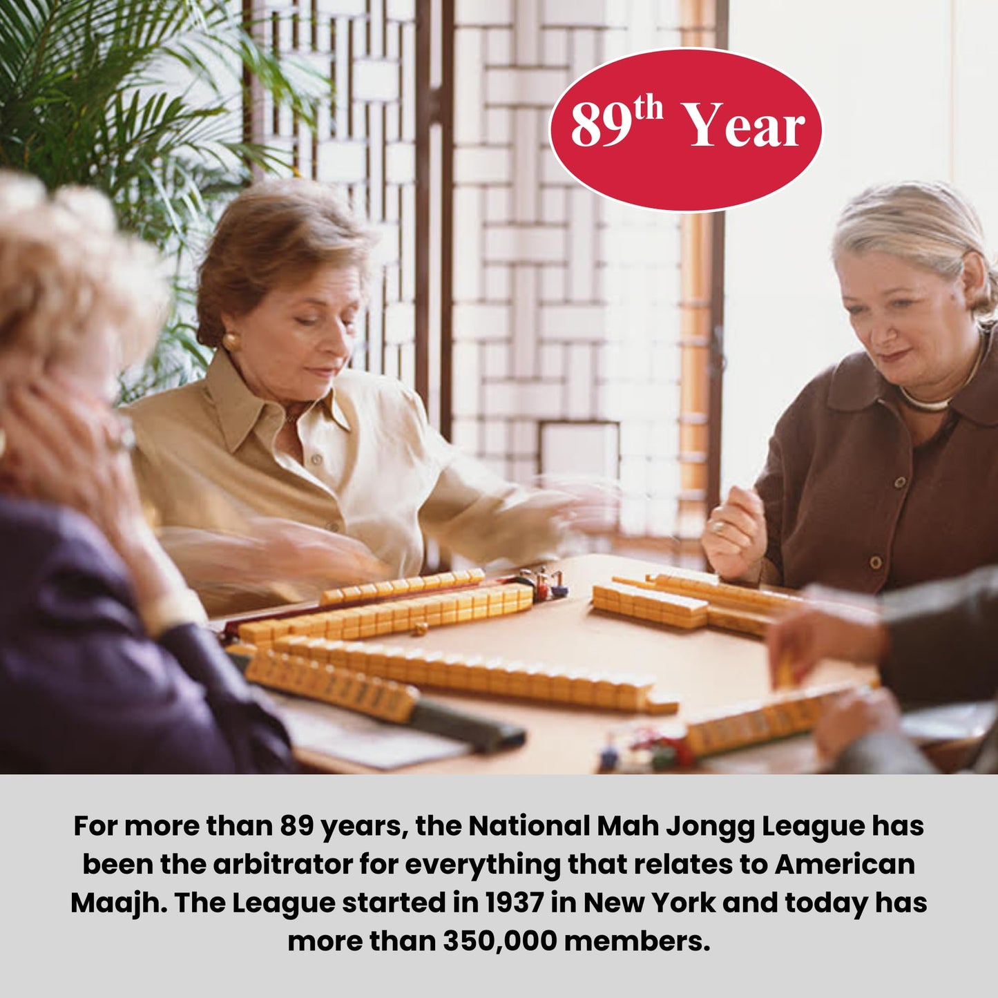 National Mah Jongg League 2026 Mahjong Standard Size Cards Four-Pack Bundle - Official Hands and Rules for American Mahjong (Four Standard-Size Cards)
