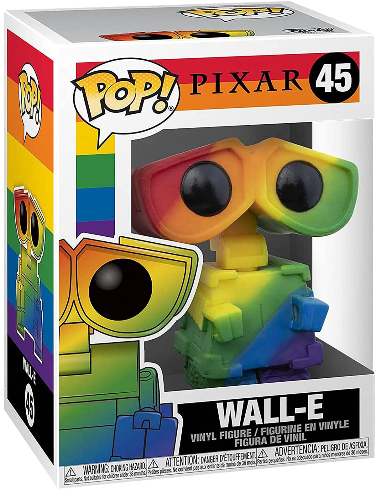 POP Disney: Pride - Wall-E (Rainbow), Multicolor, Standard