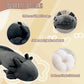 Roqei Axolotl Plush - Soft Grey Axolotl Stuffed Animal, 19 Inch Cute Salamander Plush Pillow, Kawaii Plushie Toy, Birthday Gifts for Kids and Youth