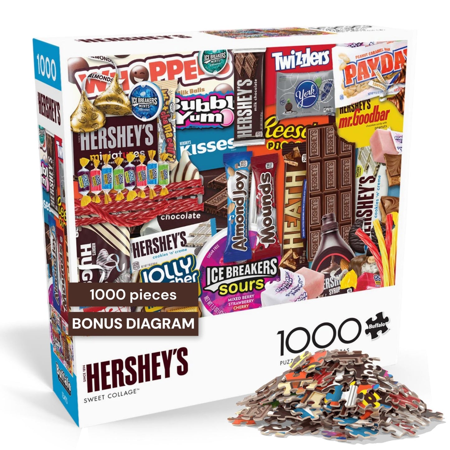 Buffalo Games - Hershey's Sweet Collage - 1000 Piece Puzzle for Adults