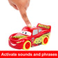 Mattel Disney Pixar Cars Track Talkers Glow Racers Lightning McQueen & Jackson Storm - 2pk