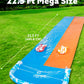 JOYIN 22.5ft Water Slides and 2 Bodyboards, Lawn Water Slide Summer Slip Waterslides Water Toy with Build in Sprinkler for Backyard Outdoor Water Fun
