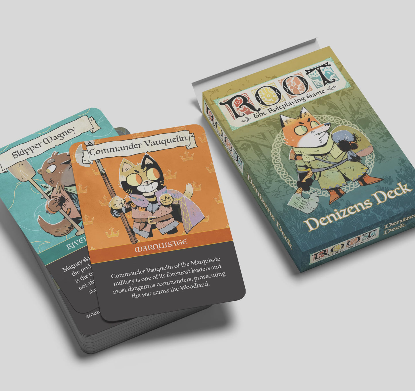 Magpie Games Root The Roleplaying Game: Denizens Deck Expansion - 55 Fully Illustrated NPC Cards