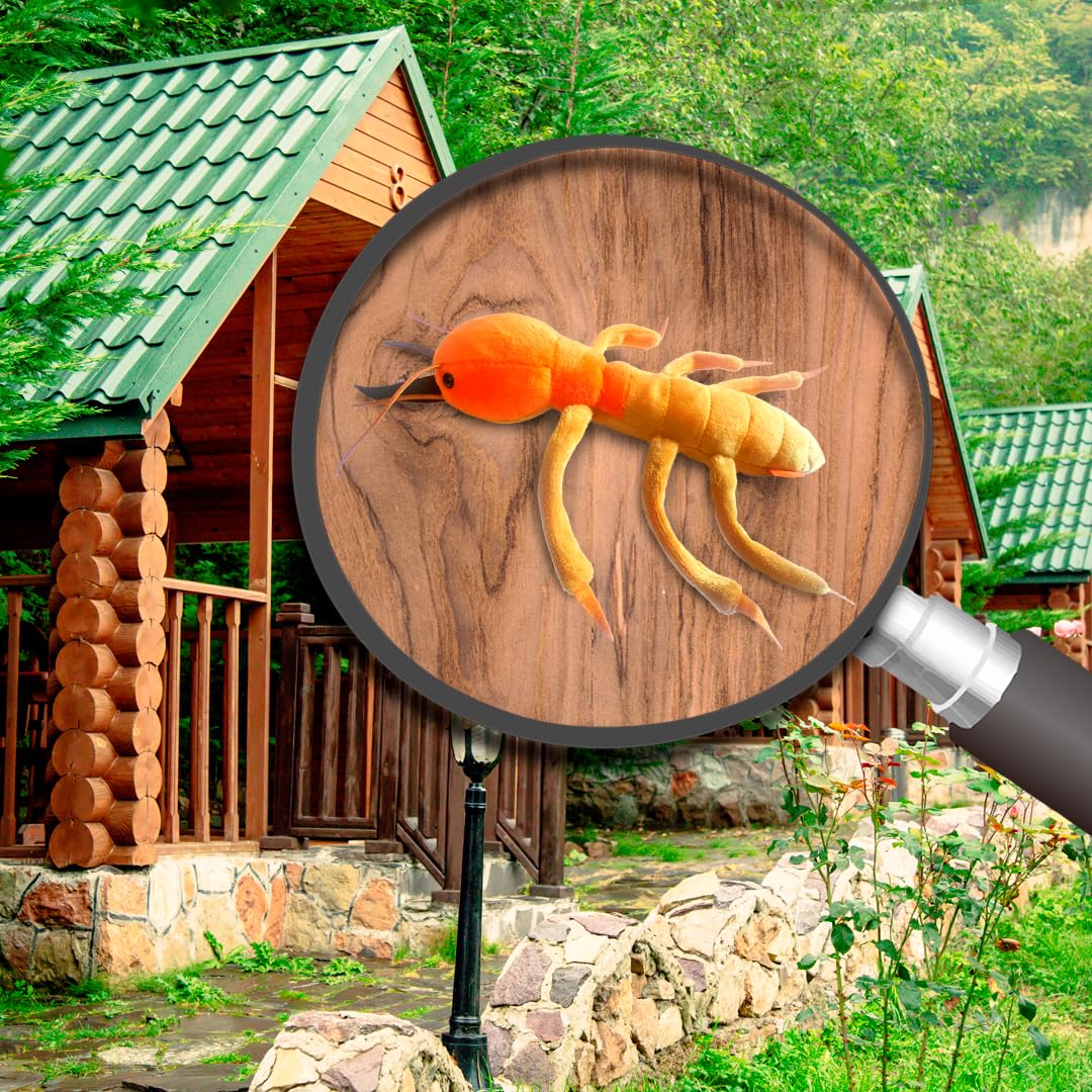 GIANT MICROBES Termite Plush - Learn About This Common Crawler with This Cuddly Plush, Unique Gift for Friends, Family, Educators, Students,