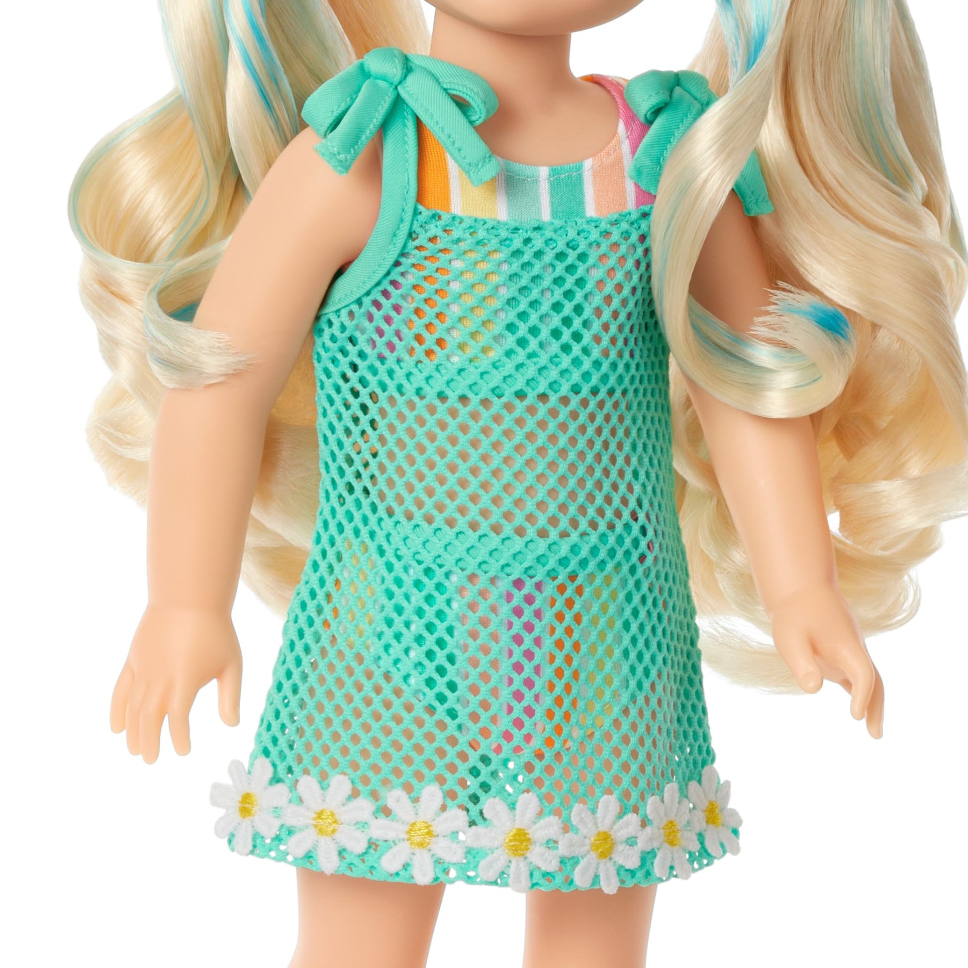 American Girl, AG Sisters Beachy Chic Fashion Set, Doll Clothes, for 14.5-inch Dolls, 8 pcs, for Ages 4+ (Amazon Exclusive)