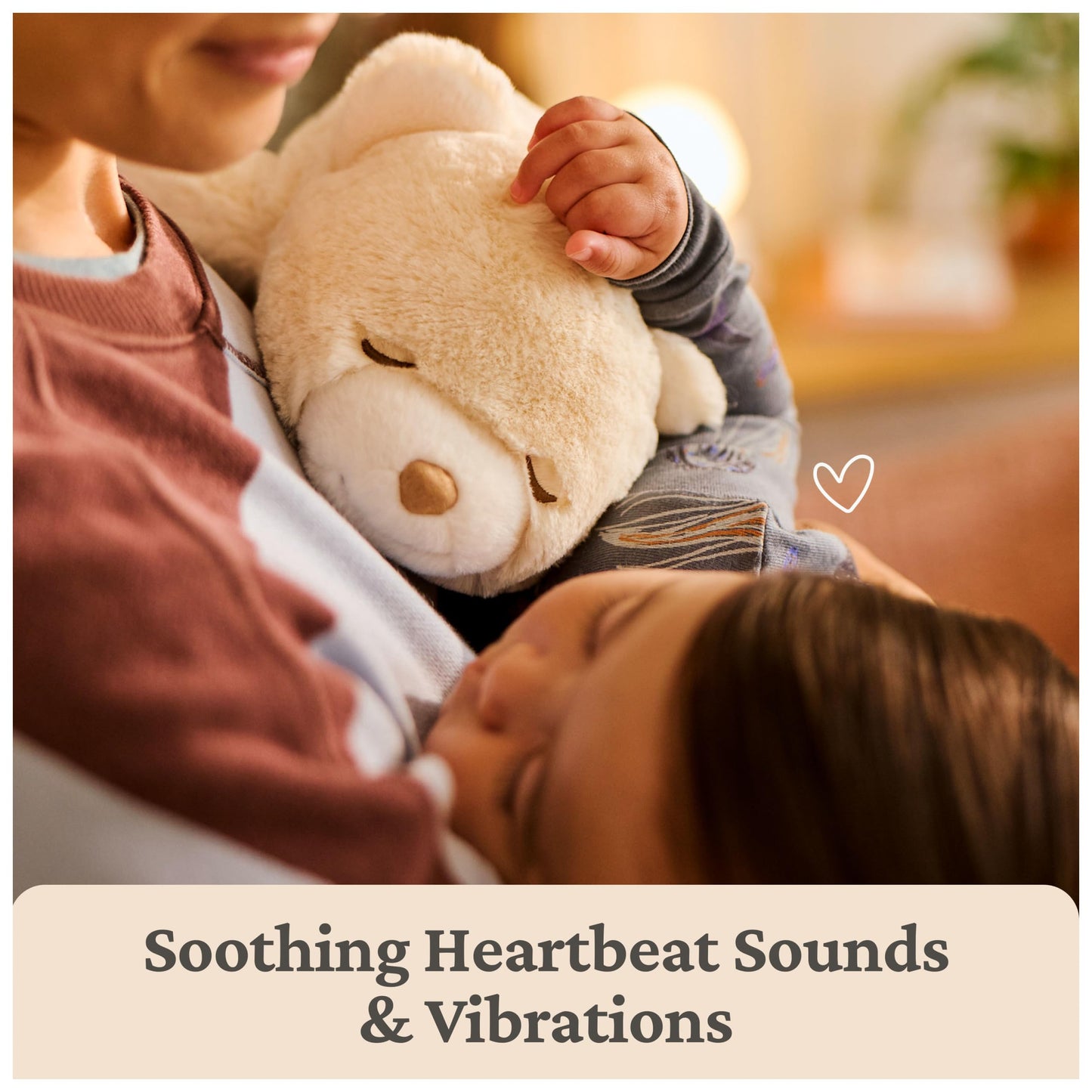 GUND Baby Snuffles Soother 9-Inch Teddy Bear Musical Toy and Sleep Aid