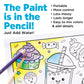 Faber-Castell Paint by Number Sweets - Kids Watercolor Paint by Number Craft (Ages 6+)