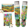 MicroPuzzles “Fields & Flowers” Mini Jigsaw Puzzle 2-Pack - 150-Piece Floral Pocket 4×6 in Puzzle Gift | Made in USA | Small Business