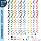 Play Platoon 1100 Pieces Building Bricks Set - 10 Classic Color Blocks - Bulk Building Blocks Compatible with Major Brands - 14 Different Shape Bricks