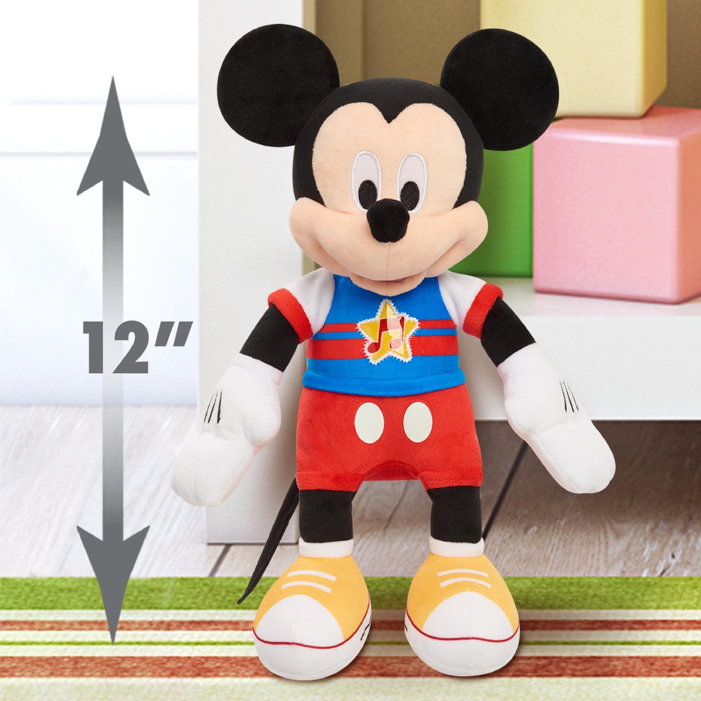 Disney Junior Mickey Mouse Funhouse Singing Fun Plush (Styles May Vary)