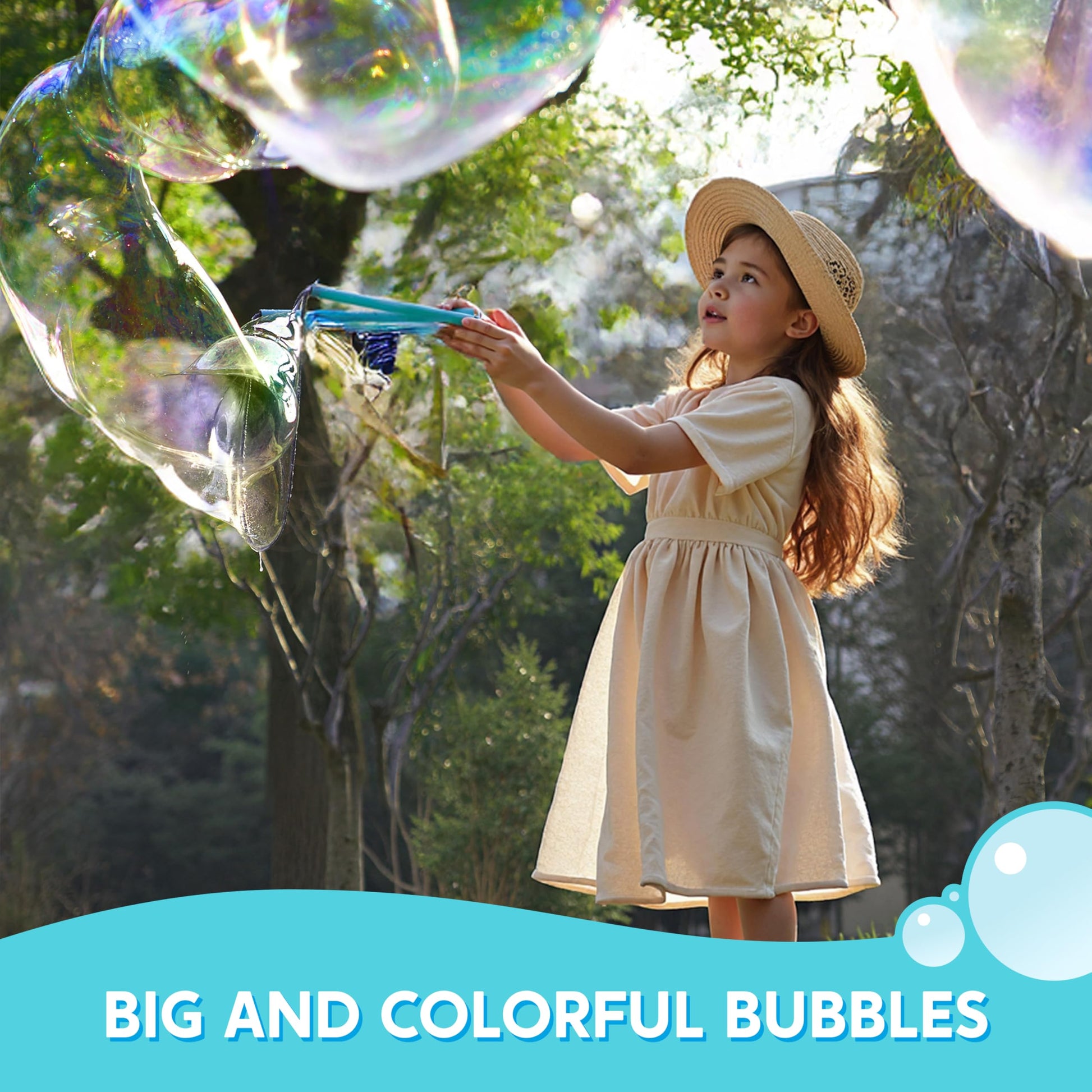JOYIN SYNCFUN Giant Bubble Solution Makes 7 Gallons (896 OZ), Non Toxic Giant Bubble Mix Powder, Concentrate Solution Refill for Wands, Machine