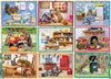 Cobble Hill 1000 Piece Puzzle - Squirrels at Home- Sample Poster Included