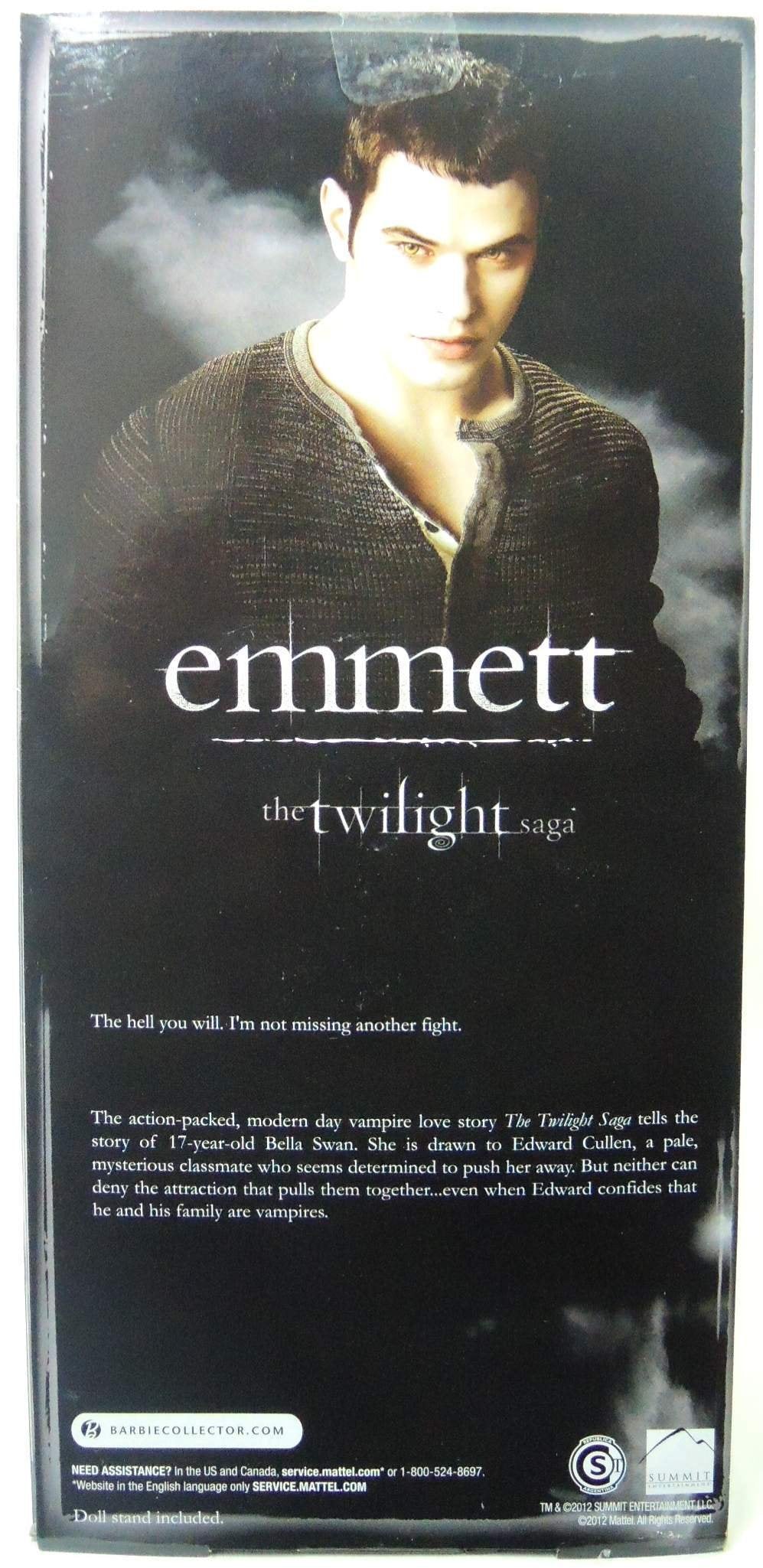 Mattel Barbie Collector The Twilight Saga: Breaking Dawn Part II Emmitt Doll