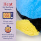 warmies Microwavable & Weighted Stuffed Animals, Blue Tang - Heated Stuffed Animal Plushie for Warmth & Comfort - Cute Soft Plush Toys for Adults