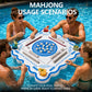 Floating Mahjong Table for Pool, Double-Sided Waterproof Game Tray for Mahjong, Poker, Cards & Dominoes - Portable Water Float Board for Adults, Hot