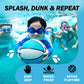 Botabee Official Size Pool Basketball - 9.4" Diameter, Size 7 Waterproof Basket Ball - Textured Grip for in-Water or Outdoor Play - Compatible