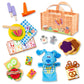 Melissa & Doug Blue’s Clues & You! Share with Blue Picnic Play Set with Hand Puppet - FSC Certified